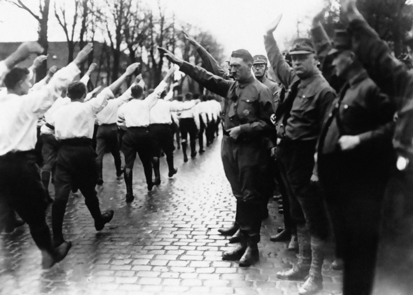 1930: Adolf Hitler Troop Review